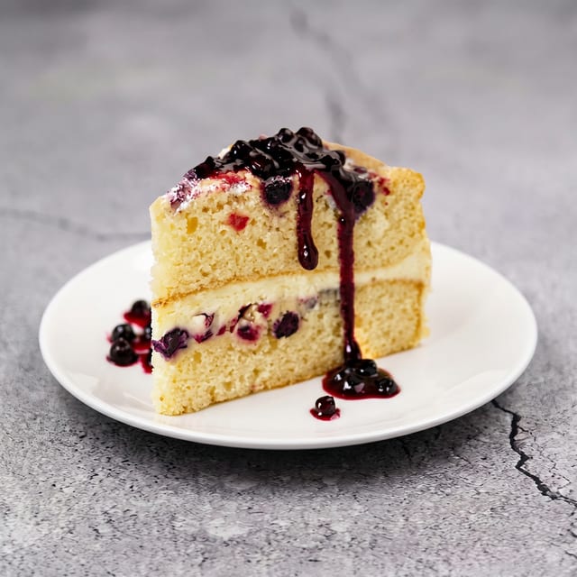 Lemon Berry Mascarpone Cake.